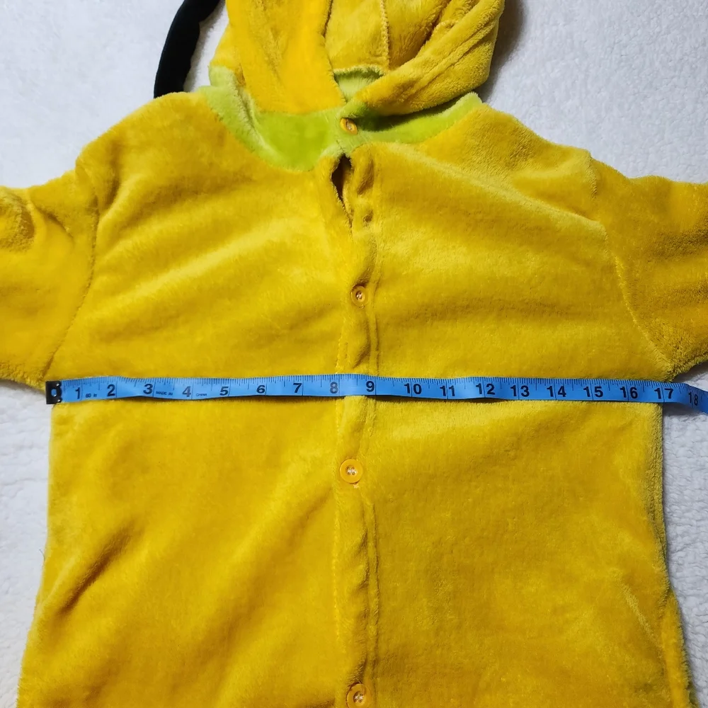 Kids Disney Pluto Halloween Button Up Onesie.